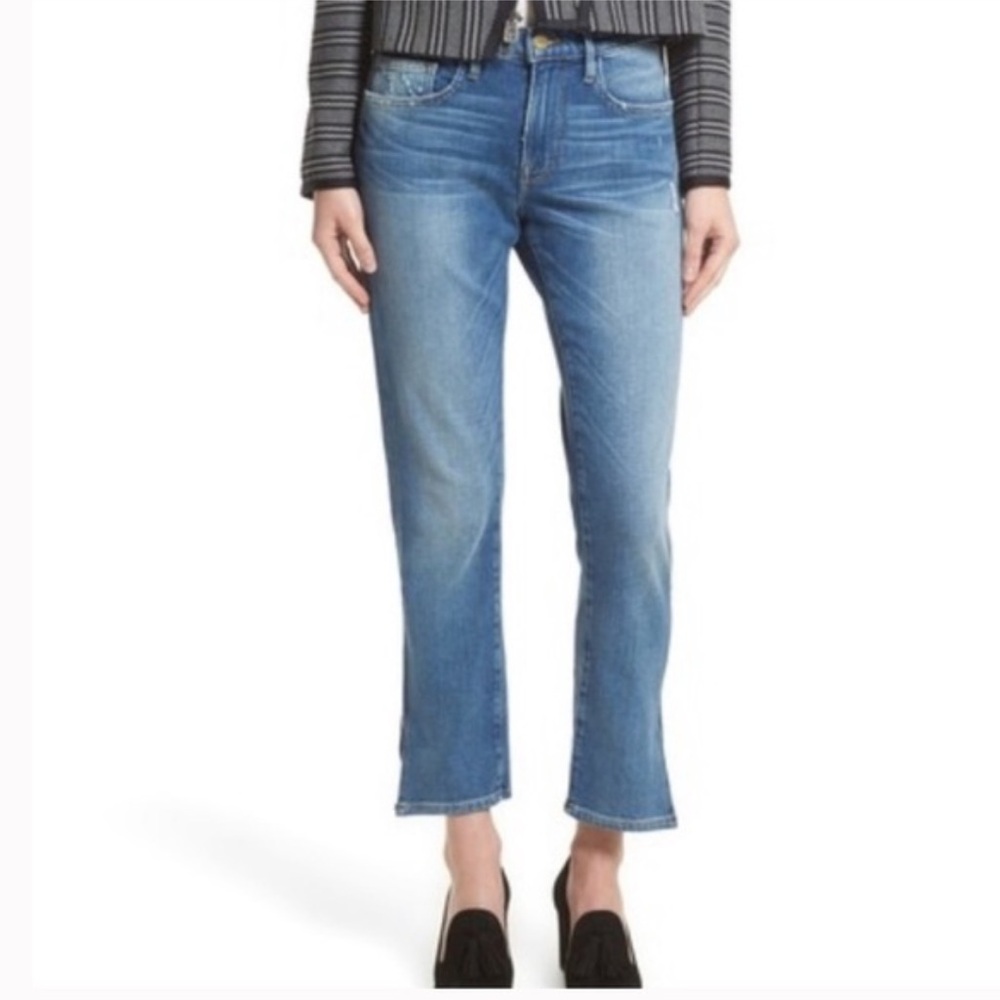 Frame Denim Le Boy Picadilly Ankle Zip Jeans 27